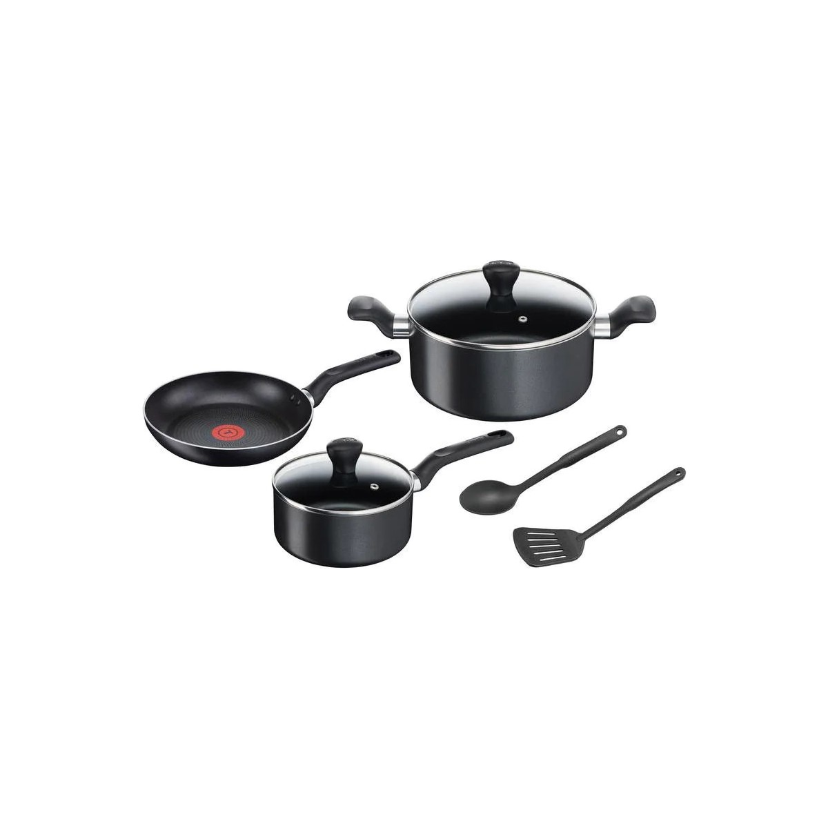 110000481557963.jpg Tefal Super Cook 7 Parça Tencere Seti (B459S784) - Görsel 1