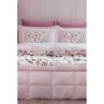 Özdilek Fleur Rose Çift Kişilik Uyku Seti Pembe - Görsel 2