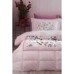 Özdilek Fleur Rose Çift Kişilik Uyku Seti Pembe - Görsel 3