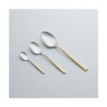 Nehir Milano Altın Sade 12 Kişilik 89 Parça Kutulu Çatal Kaşık Bıçak Takımı - Görsel 4