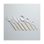 Nehir Milano Altın Sade 12 Kişilik 89 Parça Kutulu Çatal Kaşık Bıçak Takımı - Görsel 5