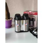 Manada Çiftli Çelik Termos 2+2 lt + 3 Bardaklı Termos