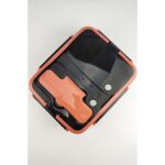 Digithome Bölmeli Çelik Hazneli Yemek Kabı Turuncu 25 cm - Görsel 4