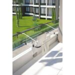 Bayev Eko Yeni Dirsekli Balkon Kurutmalık Siyah - Balkon Askısı Çamaşırlık - Görsel 2