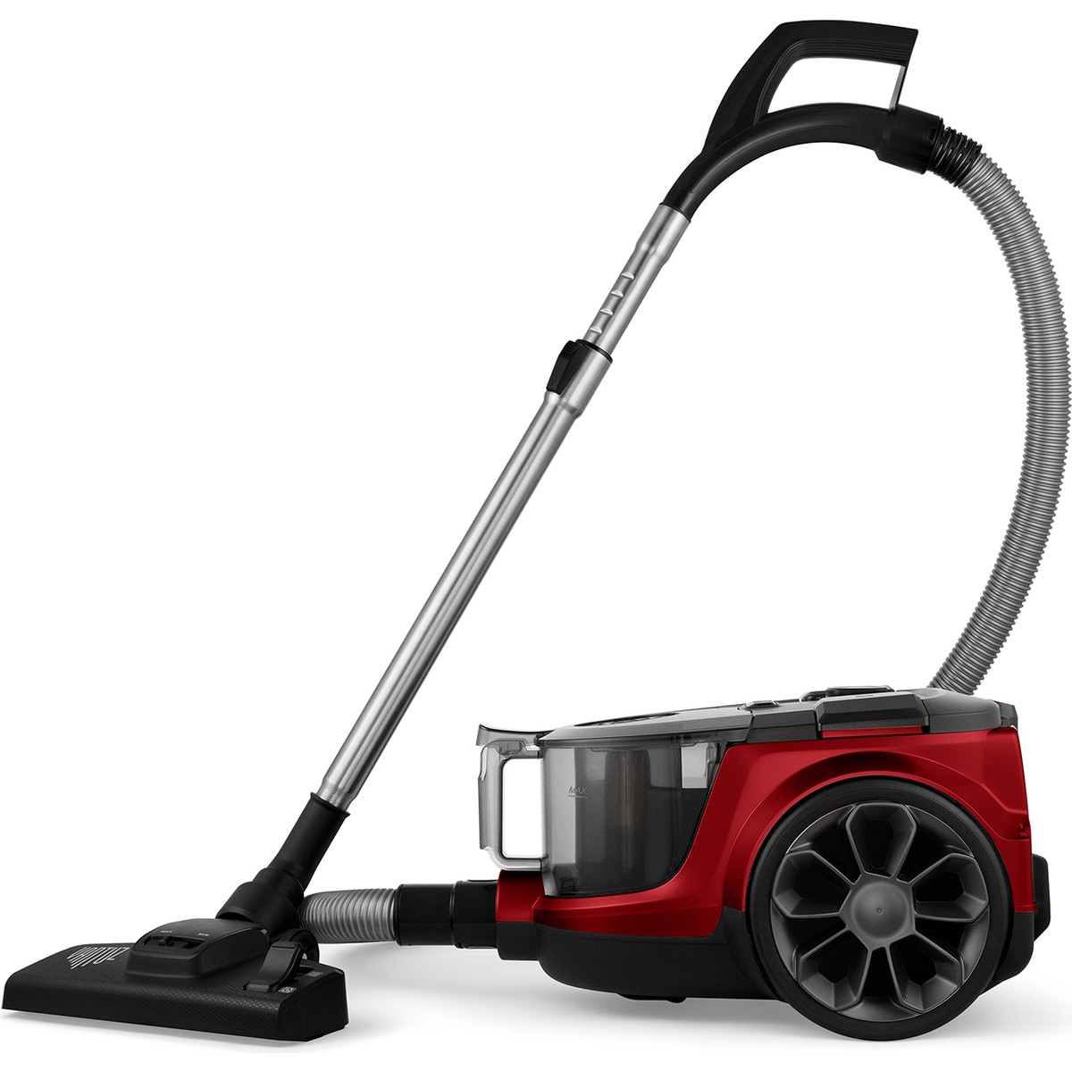 110000491527273.jpg Karaca Vantuz High Force Kırmızı Toz Torbasız Elektrikli Süpürge - Görsel 1