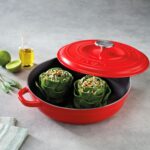 Lava Döküm Yuvarlak Çok Amaçlı Yayvan Tencere New Heritage Serisi Çap(Ø)28cm. - Görsel 5