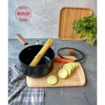 Neoflam Bien Black Indüksiyonlu 18 cm Sos Tenceresi, Akasya Ağacı Sap ve Kulplu - Görsel 4