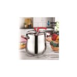 İnter Çelik Düdüklü Tencere 12 lt Kırmızı