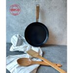 Neoflam Bien Black İndüksiyonlu Tava Akasya Ağacı Saplı 24 cm - Görsel 4