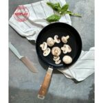 Neoflam Bien Black İndüksiyonlu Tava Akasya Ağacı Saplı 24 cm - Görsel 5