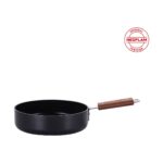 Neoflam Bien Black Indüksiyonlu 24 cm Wok Tava, Akasya Ağacı Saplı