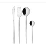 Onon Mokka Modern Görünümlü 36 Parça Çatal Kaşık Bıçak Seti 18/0 - Görsel 3