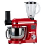 Icotech SM50 Kırmızı LED Ekranlı Hamur Mayalama Kıyma Çekme Blender 2000W 6,5 Litre Stand Mikser Mutfak Şefi Hamur Yoğurma Makinesi - Görsel 5