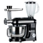 Icotech SM50 Siyah LED Ekranlı Hamur Mayalama Kıyma Çekme Blender 2000W 6,5 Litre Stand Mikser Mutfak Şefi Hamur Yoğurma Makinesi - Görsel 4