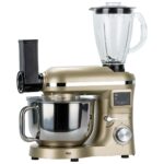 Icotech SM50 Gold LED Ekranlı Hamur Mayalama Kıyma Çekme Blender 2000W 6,5 Litre Stand Mikser Mutfak Şefi Hamur Yoğurma Makinesi - Görsel 5