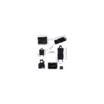 Ent Çanta ENT CANTA VADİ Model Sessiz 6 Tekerli, Çok Fonksiyonlu, Merdiven Çıkabilen  Katlanabilir Teleskobik Kollu Seyahat ve Alışveriş Çantası-Siyah - Görsel 5