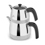 Karaca New Galya Buhar Kapaklı Midi Çaydanlık Satin - Görsel 2