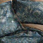 Yataş Alberta Çift Kişilik Saten %100 Pamuk Nevresim Takımı - Petrol - Görsel 3