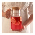 Paşabahçe Hoop Mantar Kapaklı Cam Kulplu Sürahi 1500 cc