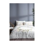 Akdeniz Pos Byr  Çift Kişilik Ranforce Nevresim Takımı Jardin De Flor Beyaz [tcrt]