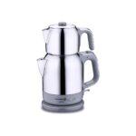 Korkmaz Çaytema Elektrikli Çaydanlık Inox Gri 1.7 Lt