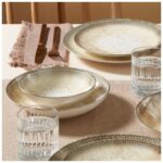 Güral Porselen Camelia 24 Parça 6 Kişilik Yemek Takımı - 1823 - Görsel 4