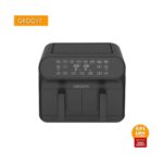 Groove Max Plus Xxl 1800W (4lt+4lt) 8lt Çift Hazneli Smart Airfryer Air Fryer Yağsız Sıcak Hava Fritözü Siyah - Görsel 3