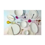 Porland 04ALM008408 Illusion Altın 60 Parça 12 Kişilik Yemek Takımı