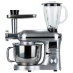 Icotech SM50 Gümüş LED Ekranlı Hamur Mayalama Kıyma Çekme Blender 2000W 6,5 Litre Stand Mikser Mutfak Şefi Hamur Yoğurma Makinesi - Görsel 4