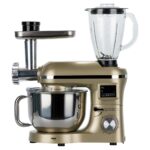 Icotech SM50 Gold LED Ekranlı Hamur Mayalama Kıyma Çekme Blender 2000W 6,5 Litre Stand Mikser Mutfak Şefi Hamur Yoğurma Makinesi - Görsel 3