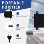 Sagrado Ozon Jeneratörü 1000MG Ozonizer Su Hava Temizleme Cihazı Temizleyici Arıtma Meyve Sebze Balık Tankı, Ab Tak (Yurt Dışından) - Görsel 5