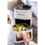Yasomi Y35 Pro Beyaz Wifi'li 1350W 3,5 Litre Camlı Airfryer Fritöz ( Türkiye Garantili) - Görsel 5