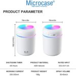 Microcase Mini 2 Renk Modlu 300 ml USB Girişli Ultra Sessiz Çok Kullanışlı Hava Nemlendirici AL4053 - Görsel 2