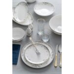 Acar Cordelia 12 Kişilik 57 Parça Porselen Yemek Takımı