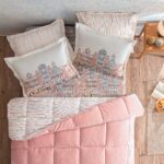 Puffy Panna Çift Kişilik Triola Uyku Seti - Pudra