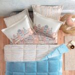 Puffy Panna Tek Kişilik Threefy Uyku Seti - Mavi