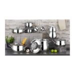 Remetta Serena Silver 18 Parça Çelik Mutfak Seti