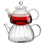 Vadi Isıya Dayanıklı Cam Çaydanlık Borosilikat Cam Çaydanlık