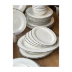 Rossev Yemek Takımı Nantes Silver 60 Parça 12 Kişilik - Görsel 5