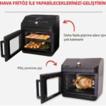Instant 13 Litre 9 Programlı Ufak Boyutlu, Yapışmaz ve Yıkanabilir Aksesuarlı Air Fryer Fırın - Görsel 3