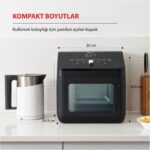 Instant 13 Litre 9 Programlı Ufak Boyutlu, Yapışmaz ve Yıkanabilir Aksesuarlı Air Fryer Fırın - Görsel 4