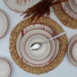 Arna Porselen Karamel 16 Parça 4 Kişilik Yemek Takımı - Desenli - Görsel 2