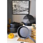 Şirin Eşyalarım Piramit Karbon 7 Parça Döküm Tencere Seti - Görsel 5