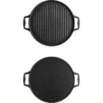 Acar Diamante Döküm Çift Taraflı Izgara - Gözleme Tavası - 34 cm - Görsel 4