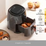 Karaca Smart Cook 60 Dakikaya Kadar Zaman Ayarlı Compact Airfryer Space Grey 2 Kişilik - Görsel 3