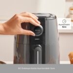 Karaca Smart Cook 60 Dakikaya Kadar Zaman Ayarlı Compact Airfryer Space Grey 2 Kişilik - Görsel 5