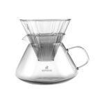 Karaca Winx Borosilikat Cam Dripper/Filtre Kahve Demleme Ekipmanı Gri 650 ML - Görsel 5