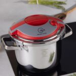 Karaca Orbit Indüksiyon Tabanlı Düdüklü Tencere Seti 6+8 L Kırmızı - Görsel 2