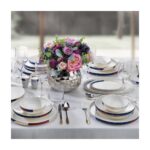 Schafer Adel Motif Yemek Takımı 56 Parça PLATIN02