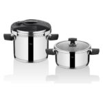 Taç Enio 4-6 Litre Düdüklü Tencere Seti Gri - Görsel 5